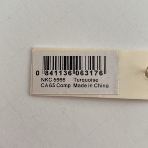 Amrita Singh 5 Strand Turquoise Goldtone Necklace - Picture 4 of 4